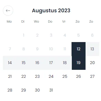 Bookedin kalender