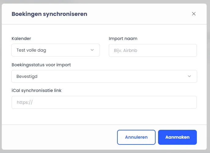 ICal-koppeling